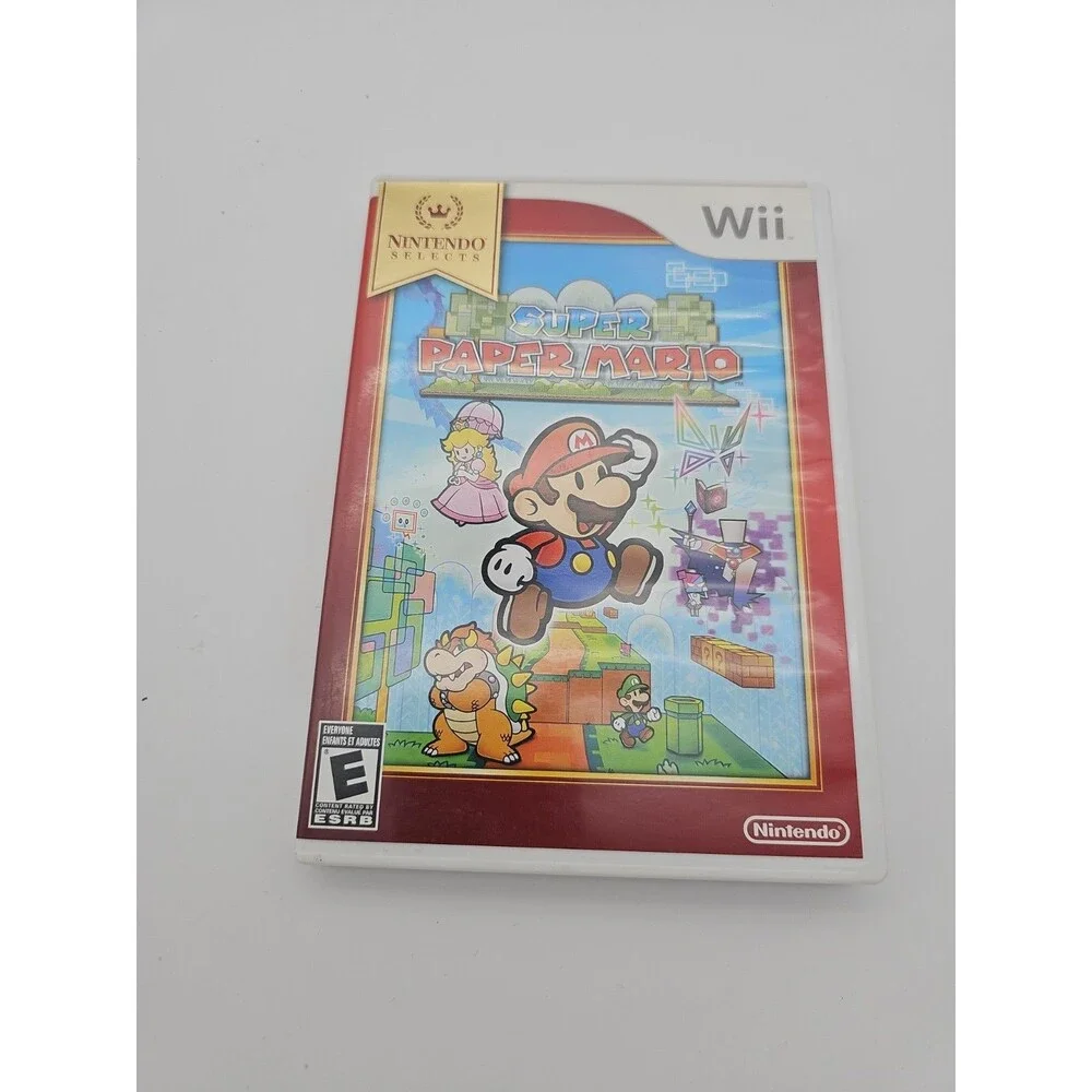 Super Paper Mario Nintendo Select Edition Nintendo Wii Adult Owned Game Complete